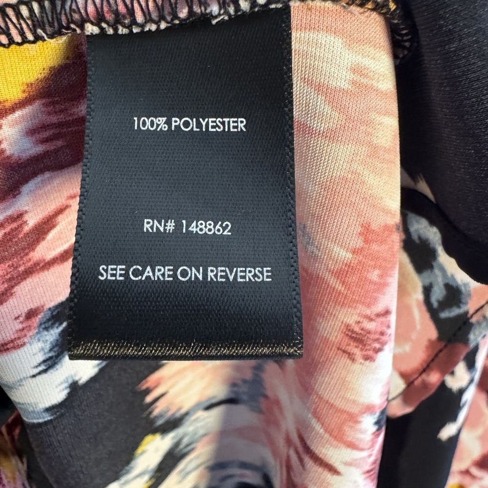 Torrid Watercolor Floral Print Long Sleeve Button Down Blouse | Women's‎ Plus 3X - Picture 6 of 8